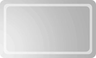 vidaXL Espejo De Ba&ntilde;o Led Transparente 100 X 60 Cm Vidrio Templado Vidaxl