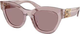 Miu Miu MU01YS 12W20I Womens Sunglasses Purple Size 51