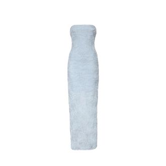 Rotate ROTATE Birger Christensen, Maxi Dresses, female, Blue, Size: S Maxi Dress