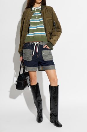 Dsquared2 Cargo Shorts, Womens, Navy Blue