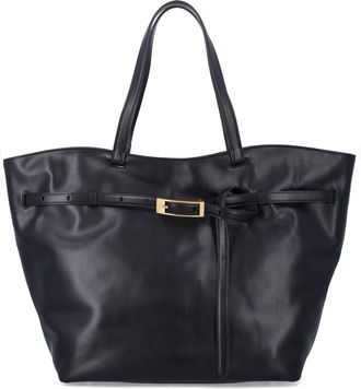 Anine Bing Elly Tote Small Leather Tote Bag