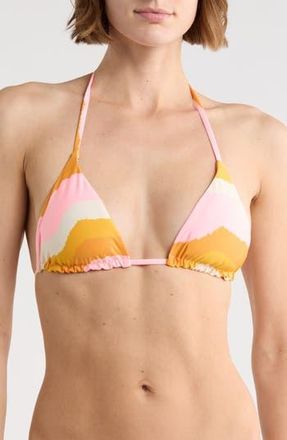 Maaji Balmy Reversible Bikini Top in Pink at Nordstrom Rack, Size Large