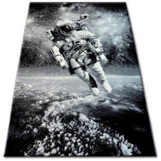 RugsX Rugsx - Alfombra Bcf Flash 33454/170 - Astronauta Grey 160x225 Cm