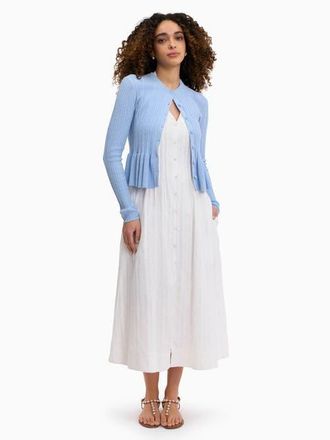 Rebecca Taylor Boucle Knit Cardigan in Azure at Nordstrom, Size X-Small