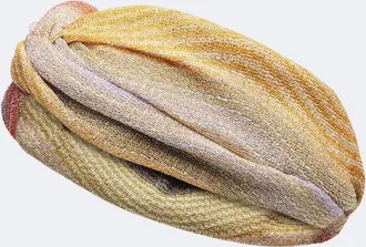 Missoni Striped lam&eacute; headband