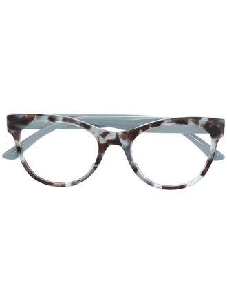 Prada round-frame glasses - Brown