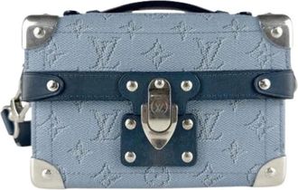 Louis Vuitton Vintage, unisex, Blauw, ONE Size, Pre-owned Vintage Monogram Mini Shoulder Bag