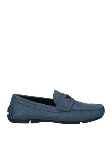 Giorgio Armani Milano Shoes Men’s Size US 12 UK 11 Blue Suede Slip On Loafers Elegant and versatile men main image 4