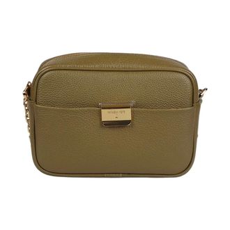 Patrizia Pepe Borsa a tracolla All Day in pelle con catena - - Bags - Donna - Verde - ONE SIZE