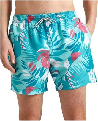 Pepe Jeans London Beachwear - Heren - Badkleding - Blauw - Maat: S