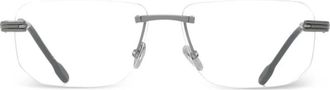 Fred Perry Godron bril met randloos montuur - Zilver
