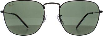 Ray-Ban Vierkant Unisex Zwart G-15 Groen RB3857 Frank