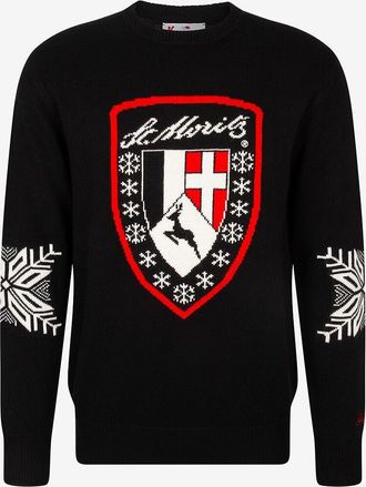 MC2 Saint Barth Pullover mit Rundhalsausschnitt aus Wolle und Viskose Heron