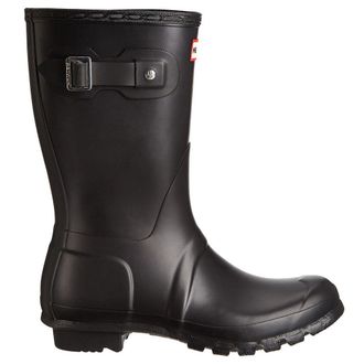 Hunter Original Short Rubber Womens Wellingtons Boots - Black - Size:UK 7