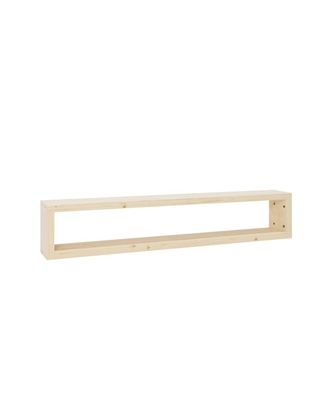 Deco Wood Mueble de tv de madera maciza en tono natural de 160x30cm