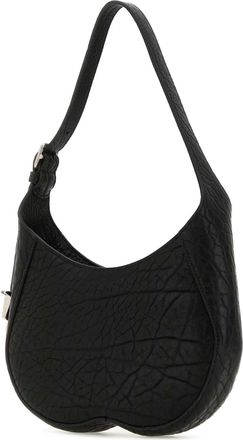 Burberry Womens Quilted Leather Shoulder Bag Black Calf
