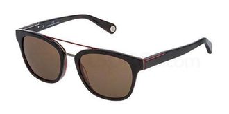 Carolina Herrera SHE685 07NJ Mens Sunglasses Black Size 52