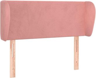 vidaXL Cabecero De Terciopelo Rosa 93x23x78/88 Cm Vidaxl