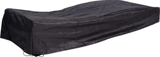 Hhg Funda Hhg-652, Cubierta De Lona Protectora, Muebles De Jard&iacute;n Tumbona Exterior, 40x200x85cm, Antracita