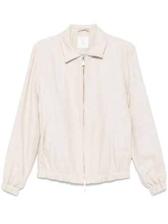 Eleventy linen jacket - men - Polyamide/Linen/Flax - L - Neutrals