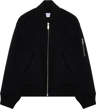 Off-white Quote bomberjack - Zwart