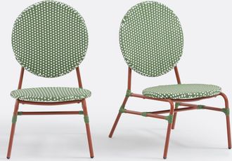 La Redoute Interieurs Set van 2 lage tuinfauteuils, Matu