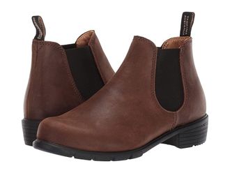 Blundstone BL1970 Ankle Chelsea Boot Womens Boots Antique Brown : AU 6 (US Womens 9) B - Medium, Textile