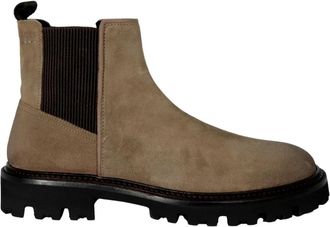HUGO BOSS Julyo_Cheb_SDE - Heren - Chelseaboots - Bruin - 41 EU - Leer - Schoenen