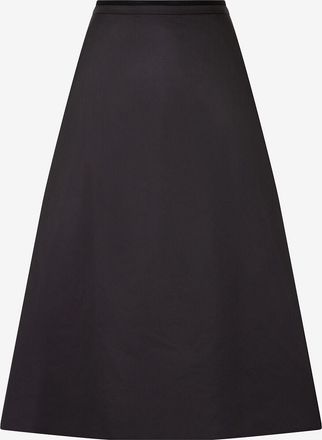 Moncler Ausgestellter wattierter Midirock aus Nylon