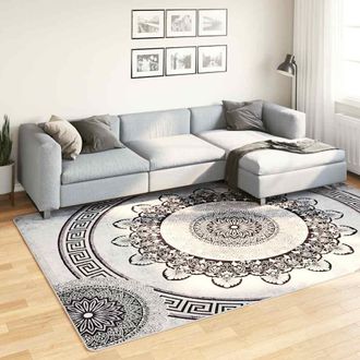 vidaXL Vidaxl - Alfombra Lavable Antideslizante Multicolor 190x300 Cm