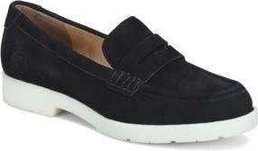 B&oslash;rn Bree Penny Loafer in Black Suede at Nordstrom Rack, Size 7.5