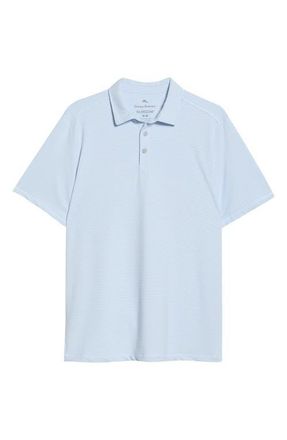 Tommy Bahama Catch The Wave Stripe Polo in Sky Blue at Nordstrom, Size Xx-Large