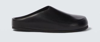 STUDIO NICHOLSON Wearing leather mules