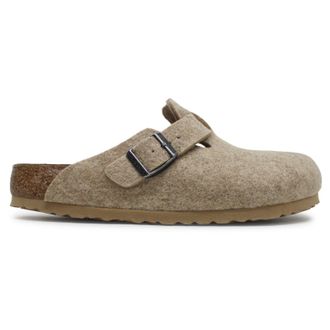 Birkenstock Boston BS Wool Felt Unisex Casual Sandals - Sandcastle - Size:UK 5.5
