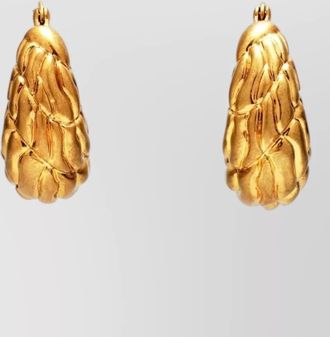 Cult Gaia brass-plated drop earrings