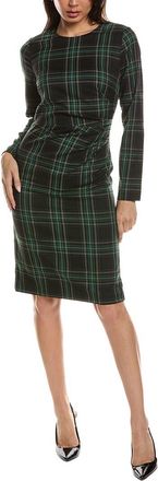 Tahari by ASL Plaid Midi Dress