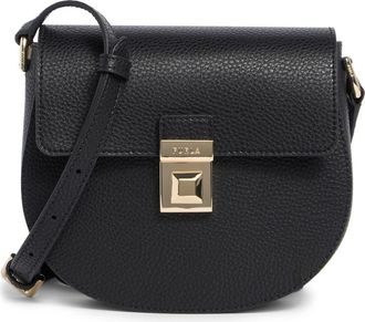 Furla Mini Glenn Leather Crossbody Bag in Nero at Nordstrom Rack