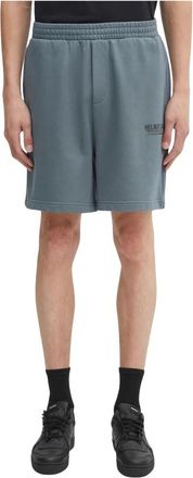 Helmut Lang Casual Shorts - Heren - Korte Broeken - Blauw - M - Katoen - Korte Broeken