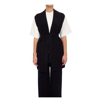Max Mara Dames, Jassen, Blauw, Maat: L Viscose