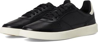 Cole Haan Grand Crosscourt Daily Court Sneakers Mens Lace-up Boots Black/Ivory : 7.5 D - Medium, Leather