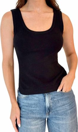 Greylin Ezra Knit Tank Top In Black