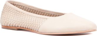 Vintage Foundry Co. Wilma Woven Ballet Flat in Ivory at Nordstrom Rack, Size 7.5