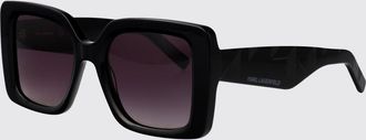 Karl Lagerfeld Occhiali da sole quadrati oversize in acetato con design vintage