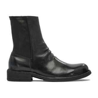 Officine Creative Ankle Boots, female, Black, Size: 7 US Black Leather Ankle Boots Stylish Look