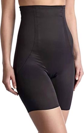 Miraclesuit Shape Away Hi-Waist Thigh Slimmer In Black