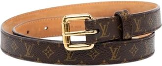 Louis Vuitton Cintura Monogram in tela Pre-owned - - Pre-owned - Donna - Marrone - ONE SIZE