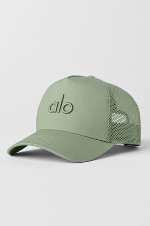 Alo | District Trucker Hat in Dune Grass
