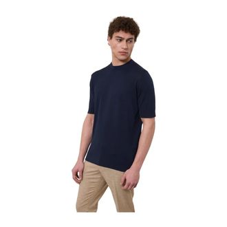 FILIPPO DE LAURENTIIS Round-neck Knitwear, male, Blue, Size: 2XL Tsmc Jcrepe T-shirt