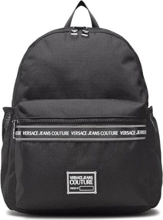 Versace Jeans Couture Tassen, Heren, Zwart, ONE Size, Zwarte Rugzakken 71Ya 4B40Zs 104899