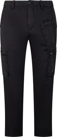 Paul & Shark Straight Broeken - Heren - Straight fit broeken - Zwart - 2XL - Katoen - Broeken